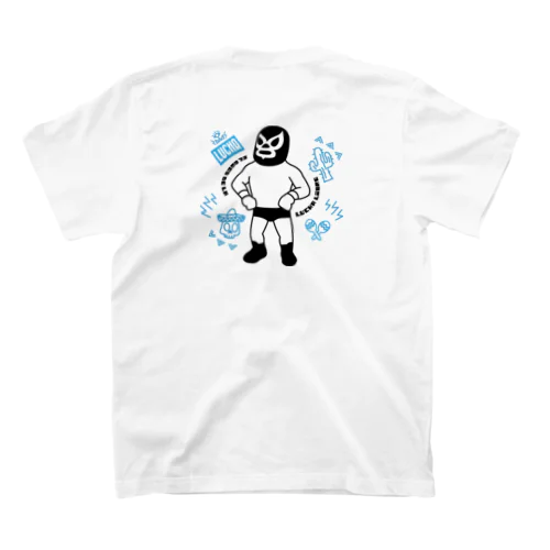 (バックプリント)EL DIOS DE LA LUCHA LIBRE#3 Regular Fit T-Shirt