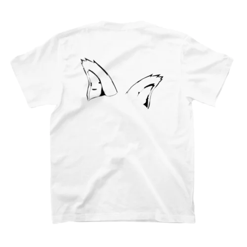 KiTsune (黒線) スタンダードTシャツ