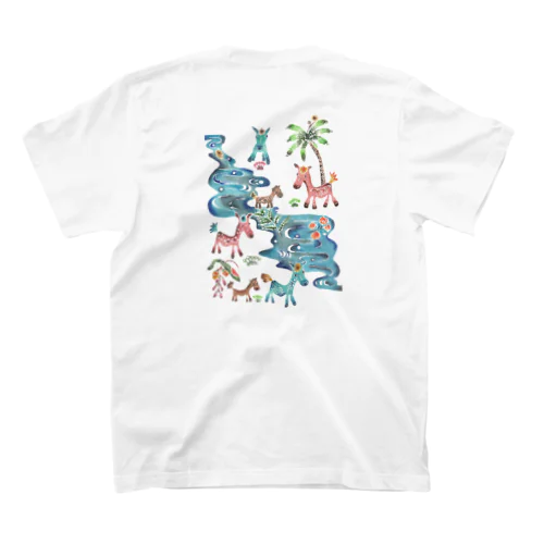 与那国馬　オリジナル紅型　ver2.0 スタンダードTシャツ