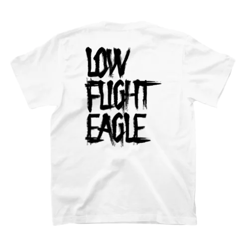 LOW FLIGHT EAGLE 黒ロゴ スタンダードTシャツ