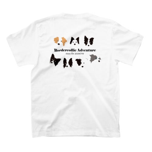 ボーダーコリー　７兄妹 Regular Fit T-Shirt