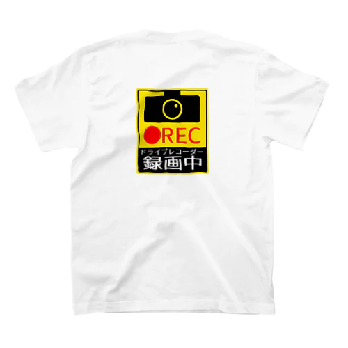 背面ドライブレコーダー録画中 Regular Fit T-Shirt