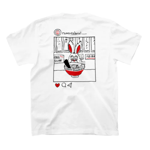 ラーメンうさぎ スタンダードTシャツ