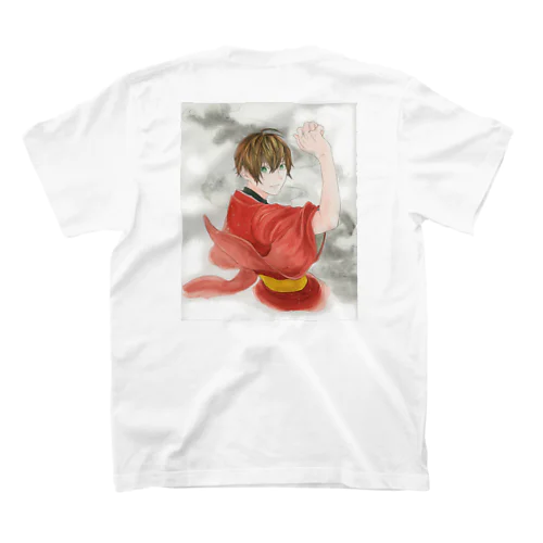 和装少年-紅-  スタンダードTシャツ