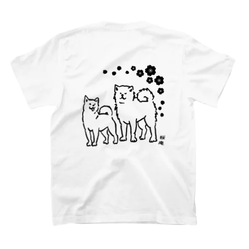 シャキッと秋柴🐶BK スタンダードTシャツ