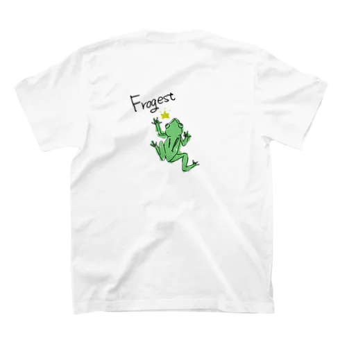 frogest 背面カエル　シンプルロゴ スタンダードTシャツ