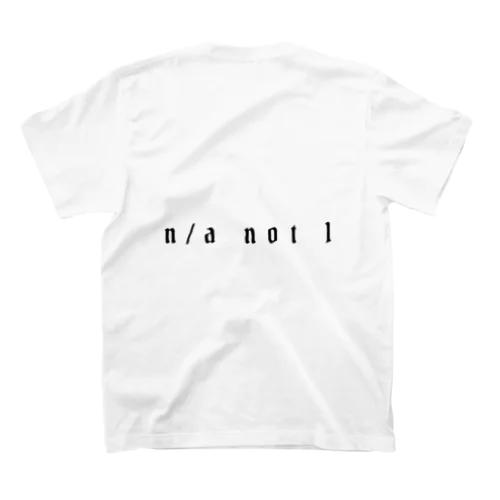 n/a not 1 ロゴ スタンダードTシャツ