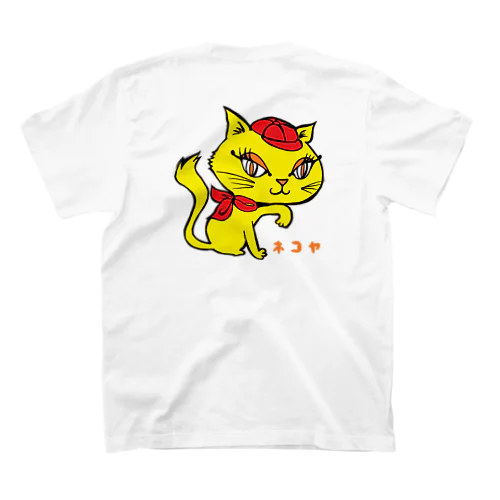 ねこや-ミミちゃんグッズ(猫家、straycat) スタンダードTシャツ