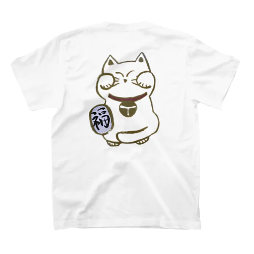 美照の招きねこ　福にゃん Regular Fit T-Shirt