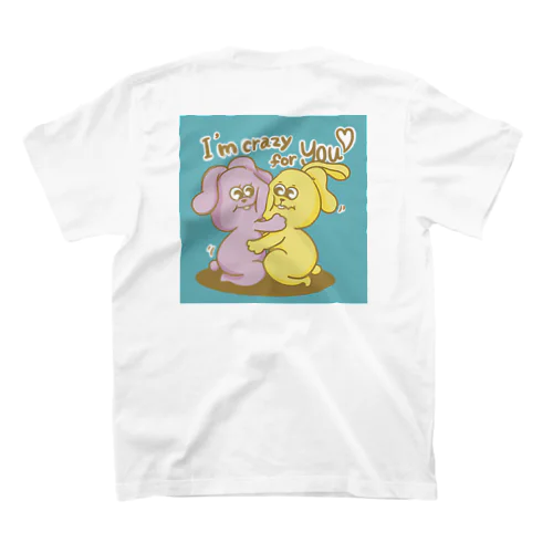 うさぎさんですよ。I'm crazy for you♡ スタンダードTシャツ