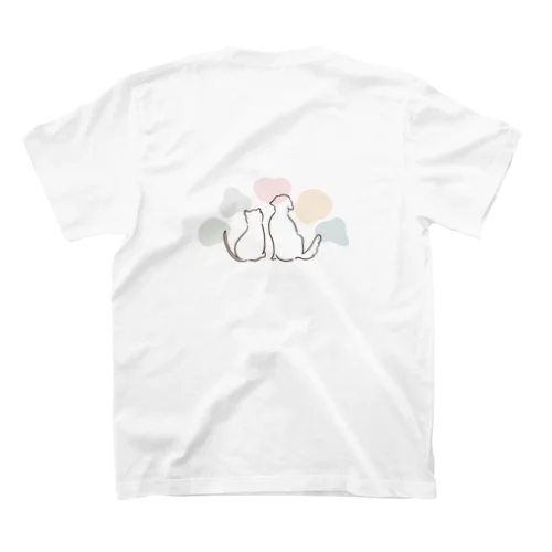 犬猫生活オリジナルグッズ_B スタンダードTシャツ