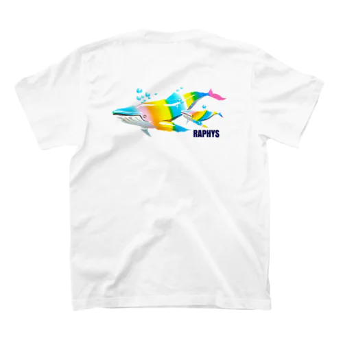 ラピスクジラ白 Regular Fit T-Shirt