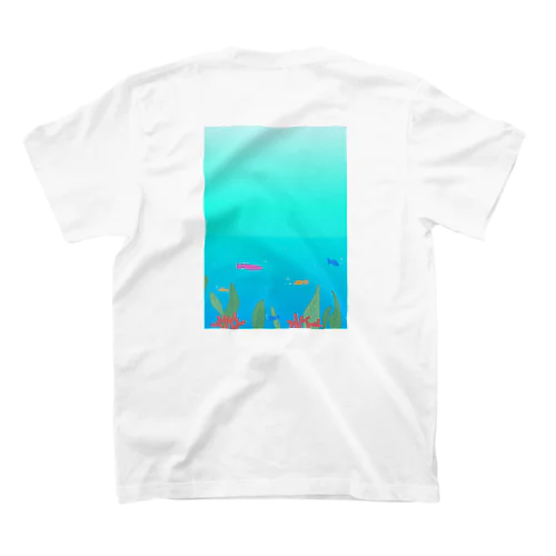 カラフルな海 Regular Fit T-Shirt