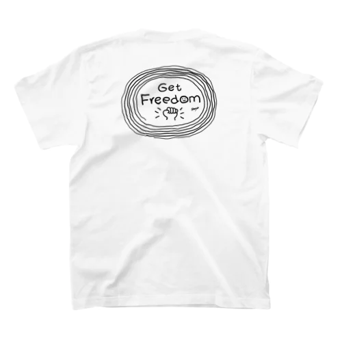 【Get Freedom】自由を手にいれろ#19W スタンダードTシャツ