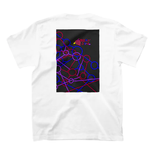 オリジナルロゴ入り線画 Regular Fit T-Shirt