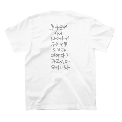 ハングル九州 Regular Fit T-Shirt