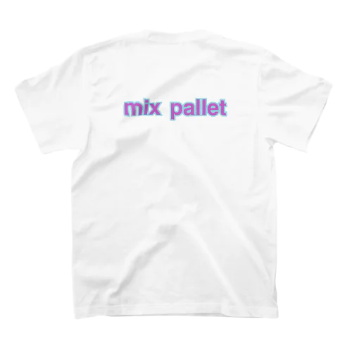 MIX pallet 紫×水色 スタンダードTシャツ