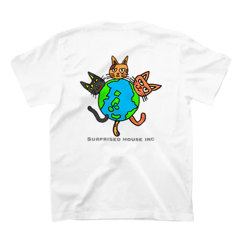 ねこあーすシリーズ Regular Fit T-Shirt