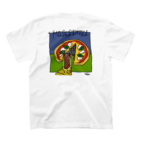 MOSES PIZZA Regular Fit T-Shirt