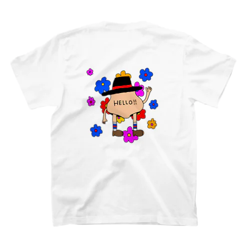 ハロー！NOSE MAN！flower ver. Regular Fit T-Shirt