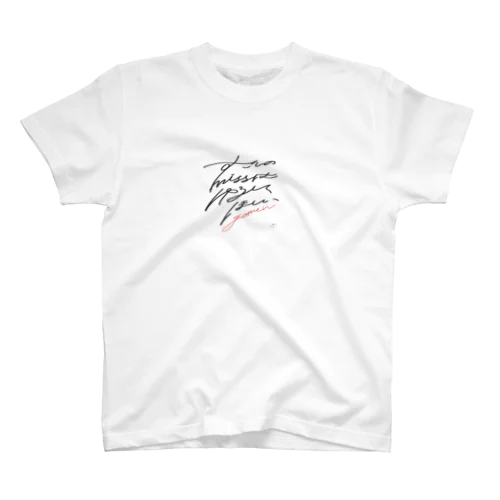 すこしのミスはゆるしてほしい Regular Fit T-Shirt