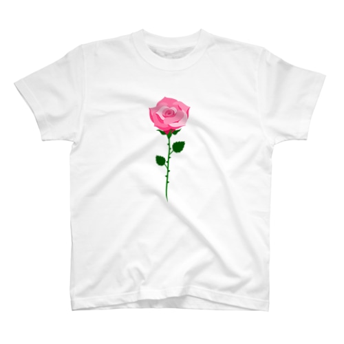 ピンクのバラ Regular Fit T-Shirt