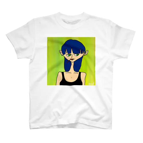 Smoking girl Regular Fit T-Shirt