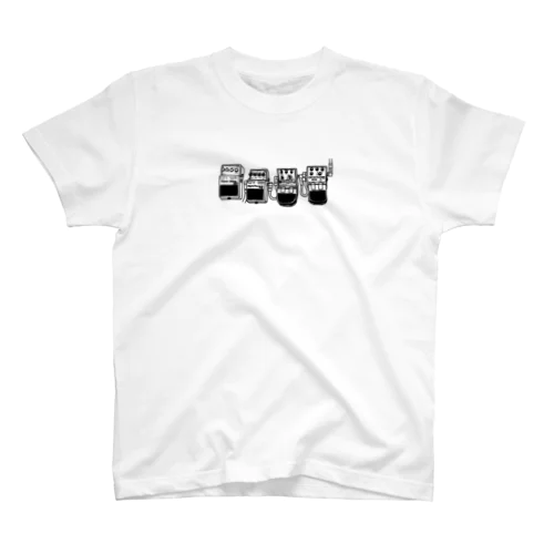 エフェクター モノクロBK Regular Fit T-Shirt