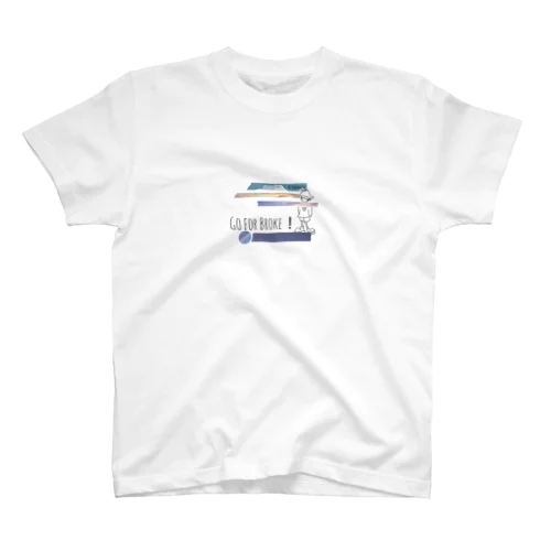 Go for Broke！Tシャツ〜中村愛デザイン〜 Regular Fit T-Shirt