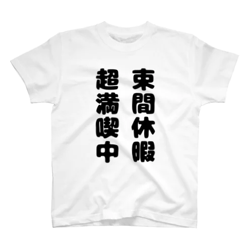 束の間の休暇超満喫中 スタンダードTシャツ