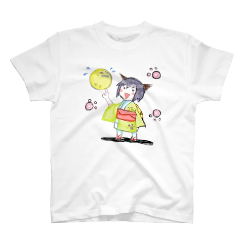 ぼくとつきの　てーしゃつ Regular Fit T-Shirt