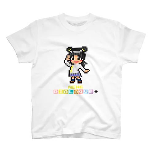 ドットDIALOGUE＋ ねーね推しスタンダードTシャツ(白)  티셔츠