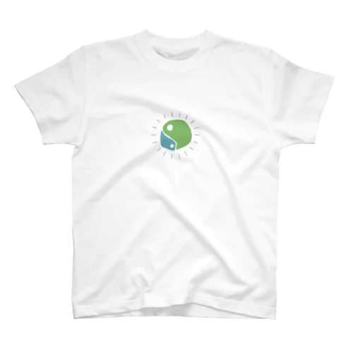 ゆるマガタマ（水色×黄緑） スタンダードTシャツ