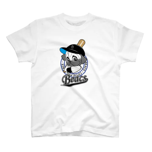 CutiePugBEACS baseball Regular Fit T-Shirt