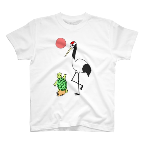 つるかめ Regular Fit T-Shirt
