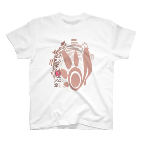 KemoNe　足跡音符　ロゴ風tシャツ スタンダードTシャツ