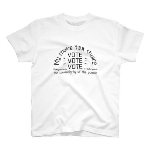 VOTE*3【ロゴ】 Regular Fit T-Shirt