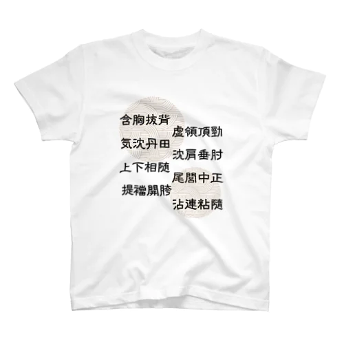 太極拳用語[提ver.]中華枠なし Regular Fit T-Shirt