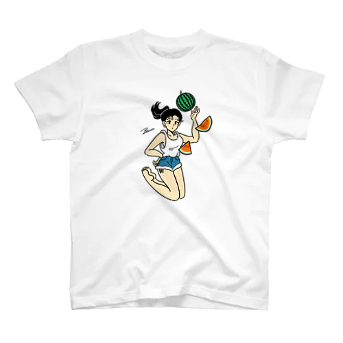 スイカパワーちゃん Regular Fit T-Shirt