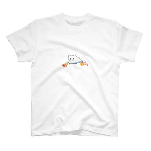 夏のねこあざらし スタンダードTシャツ