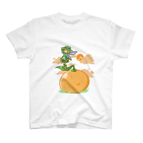 🍃小さな妖精とジュースの実🍊 Regular Fit T-Shirt