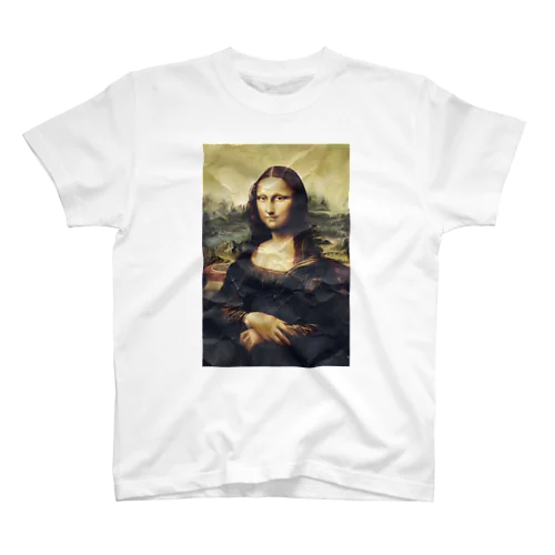 Mona Lisa Paper Photo Tee スタンダードTシャツ