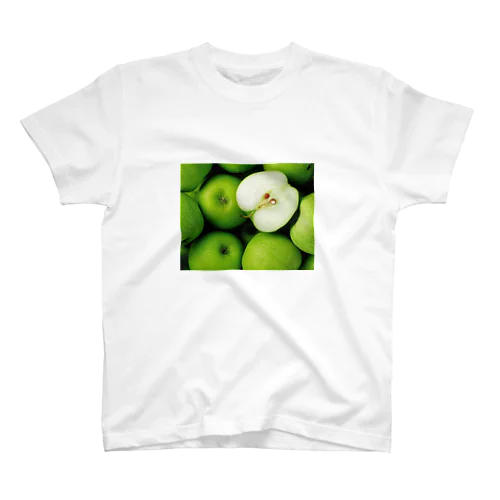 Green Apple Photo Tee Regular Fit T-Shirt