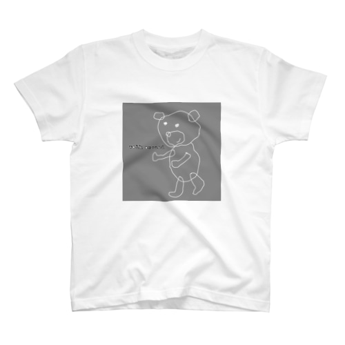walk  around グレー Regular Fit T-Shirt