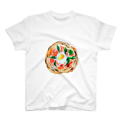 ピザ ビスマルク 水彩画 スタンダードTシャツ