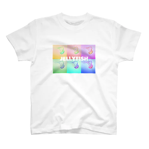 JELLYFISH POP ART(クラゲポップアート) グラデーション スタンダードTシャツ