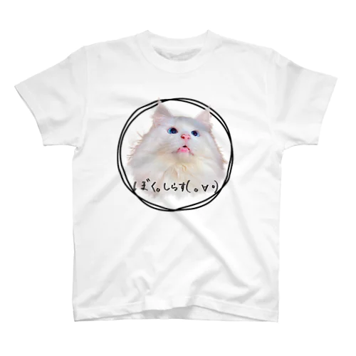 ꫛꫀꪝ✧‧˚ぼく。しらす( 。∀ ﾟ) スタンダードTシャツ