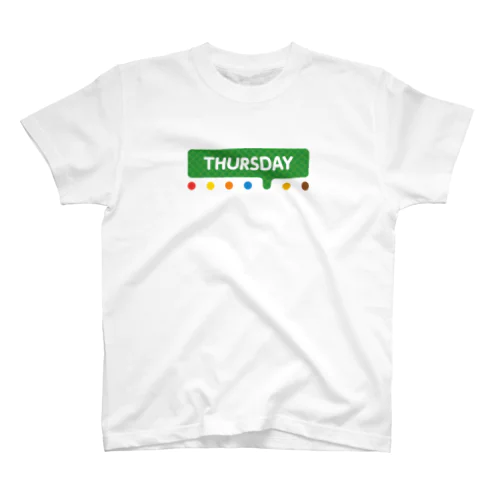 木曜日のシャツ（英語） スタンダードTシャツ