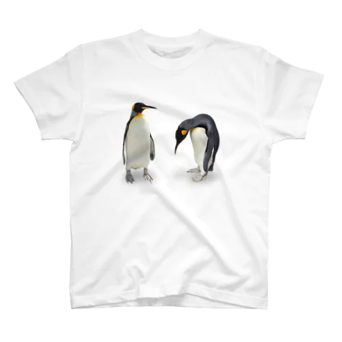 キングペンギンのごあいさつ（表裏プリントは裏も見て！） 티셔츠