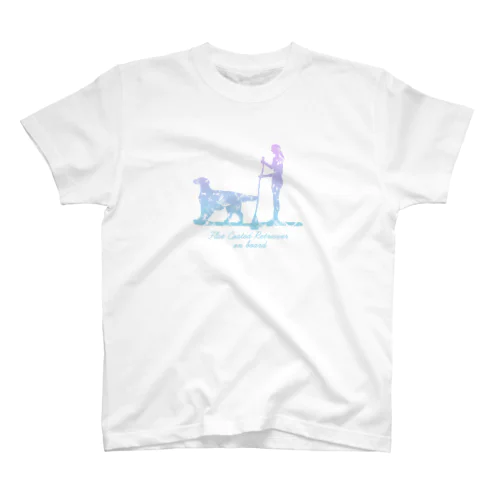 花sun-supdog-フラットコーテッドレトリバー Regular Fit T-Shirt